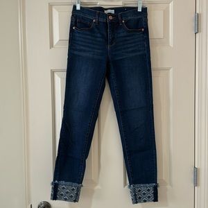 Loft denim ankle pants. Size 2.